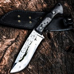 Tactical Fixed Blade Hunting Knife 8Cr15Mov Steel Blade camping outdoor self-defense tools