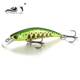 Baits Lures LTHTUG High Quality Trout Lure 70mm 10.5g Sinking Stream Minnow Peche Leurre Truit Fishing Wobblers For Chub Perch Pike Salmon 230812