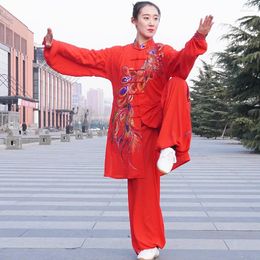 Ethnic Clothing Tai Chi Uniforms Wushu Suit Traditional Chinese Kungfu Uniform For Men Women Martial Arts Wing Chun FF3693