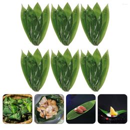 Flatware Sets Ye Sashimi Decorative Leaf Zongzi Bamboo Leaves Cooking Sushi Plate Decorations