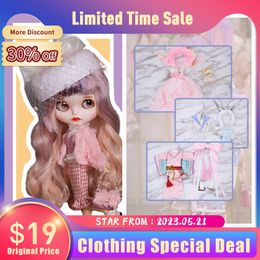 Doll Accessories DBS Blyth doll clothing collection on special deal Big discount up to 30% off clothes for 1/6 30cm doll 230812