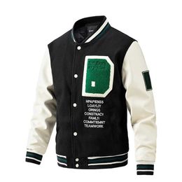 Winter Products 2023 Spliced Streetwear Men's Baseball Designer Clothes Men Young Boys Street Style Varsity Jacket