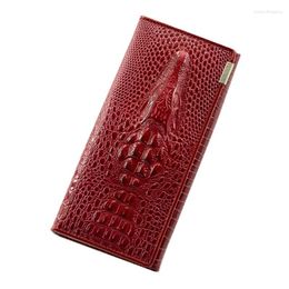 Wallets Women Fashion Lady Wristlet Handbags Long 2023 Skin Money Bag Fallow Coin Purse Cards ID Holder Clutch Woman Wallet