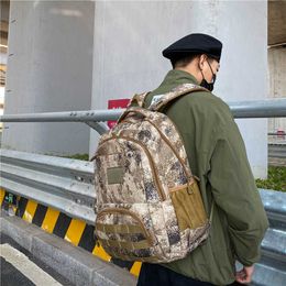 Mochila ao ar livre para estudantes da escola secundária de meninos portátil de grande capacidade de camuflagem de mochila tática 230615