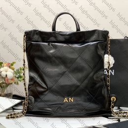 CC10A Mirror Quality Luxury Shopping Bag Designer Backpack Calfskin Shoulder Bag Exquisite Packaging 51CM