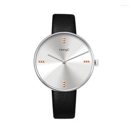 Wristwatches Quartz Watches For Women's Microfiber Strap Waterproof Lightweight Simple Fashionable Casual Versatile Girls