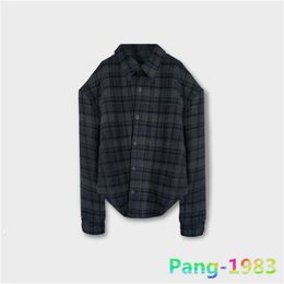 Men's Jackets 2023 Plaid VUJADE Men 1 High Quality Flannel Checked Jacket Coat Male Top 230812