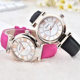 Wristwatches Sdotter Fashion Casual High Quality Ladies Simple Wind Watch Band Quartz Student Female Roman Decorative Clock Retro