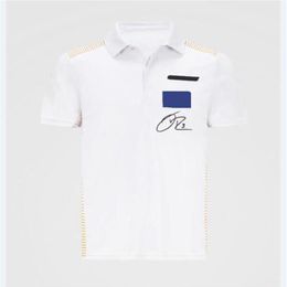 2021 F1 Formula One team uniform logo Quick-drying and breathable racing team uniform short-sleeved track uniform overalls POLO sh242v