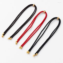 Charm Bracelets 1Pcs Adjustable Lucky Red Rope Chain Thread Bracelet Women Men Handmade Woven String Couple Jewellery Gift