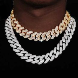 Good Hip Hop Moissanite Miami Cuban Link Chain 14k Bracelet 8m Gold Plated 925 Sterling Silver Vvs Diamond Cuban Necklace