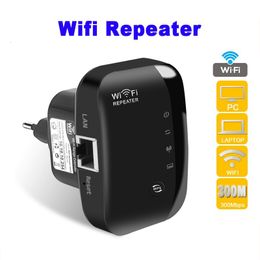 Routers kebidumei Wps Router 300Mbps Wireless WiFi Repeater WIFI Signal Boosters Network Amplifier Extender Ap 230812