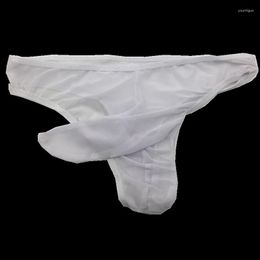 Men's Sleepwear Pyjamas Pants Translucent Male Sleep Shorts Ultra-thin Gay Sexy Skinny Man Lounge Short