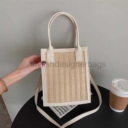 Beach Bags Spring and Summer Grass Woven Small Bag Women's Bag 2023 New Fashion Crossbody Bag Network Red Small Design Tote Bagstylishdesignerbags
