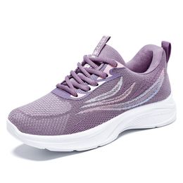 new product women's shoes free shipping breathable running shoes lightweight soft bottom designer fashion black pink purple comfortable outdoor sport shoes