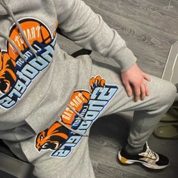 Men's Tracksuits Shooters Hooded Trapstar Men Woman Tiger Towel Embroidery Pullover High Quality Fleece Sweatshirts Streetwear Advanced Design 663ess