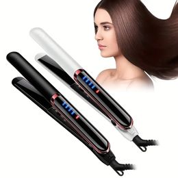 2-in-1 Flash Heat Anion Hair Straightener and Curler - Professional Hairstyling Tools for Smooth and Shiny Hair