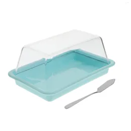 Dinnerware Sets Butter Box Dustproof Cheese Tray Kitchen Utensil Gadget Glass Container Lid Containers Lids