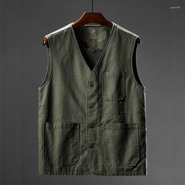 Men's Vests Men Military Waistcoat Many Pockets Vest Sleeveless Jacket Plus Size 6XL 7XL 8XL Large Male Travel Coat Army Tactical Clothing