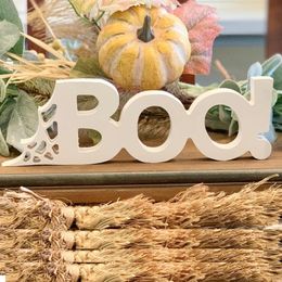 Other Event Party Supplies Wooden Spider Web Boo Sign Trick or Treat happy Halloween Party fall Autumn table top Centrepiece Tiered tray home decoration 230812