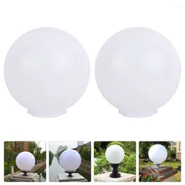 Wall Lamp 2 Pcs Fence Lampshade Accessory Home Acrylic Fashion Light Cover Adornment Outdoor