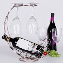 Tabletop Wine Racks Red Rack Glass Holder Shelf Bottle Bracket Drinking Cup Pirate Ship Goblet Decorations Families Bars Cafes Ideal Gifts 230812