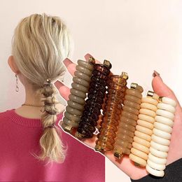 Ponytail Elastic Hair Bands Rubber Hair Ties Bundle Scrunchies Telephone Wire Hair Accessories Fashion Hairbands Women Headband