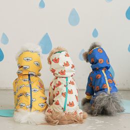 Dog Apparel Dog Raincoat Waterproof Chihuahua All-inclusive Raincoat Harness Small Dog Waterproof Dog Puppy Clothes Small Dog Raincoat 230812