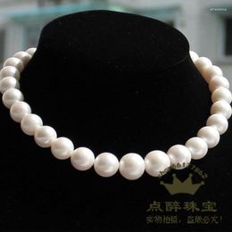 Chains Send My Mother A Little Drunk 12-15mm Round Large Particles Of Natural Pearl Light AAAB Female