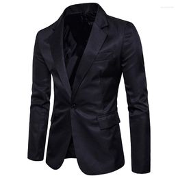 Men's Suits Large Suit Jacket European And American Style Solid Color Single Breasted Casual Business Men Clothing