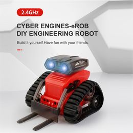 ElectricRC Animals DIY assembly intellect Multi function rc robot cyber engines series Bulldozing Shovelling 230812