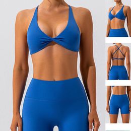 Yoga Outfit Sexy Women Gym Bra Training Running Bralette Top Stretch Underwear Workout Fitness Tank Sports Vest