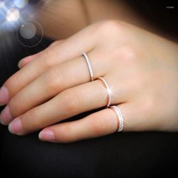 Cluster Rings 925 Silver FL Diamond Open Ring For Women Anillos Bizuteria Fine Jewelry Mujer Bijoux Femme Gemstone Girls