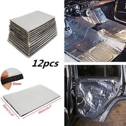 12pcs Firewall Car Sound deadening Deadener Auto Heatsound Thermal Proofing Pad Shield Insulation Matnoise soundproof for roofs d9279e