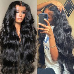 HD Transparent 13x4 13x6 360 Body Wave Lace Front Wig Brazilian 30 40 Inch 180%density Lace Frontal Wig Human Hair Wigs for Women PrePlucked