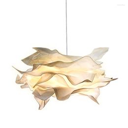 Pendant Lamps Nordic Paper DIY Handcraft Lights Bedroom Living Room Corridor Aisle Decorated Cloud Shade Clothing Store Hanging