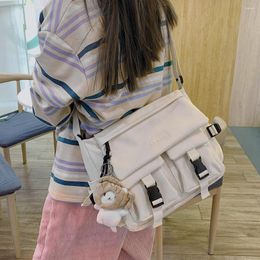 Evening Bags Women's Shoulder Bag Large Canvas Crossbody For Women 2023 Fashion Trend Korean Female Students School Handbags Totes