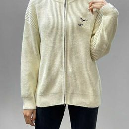 Arc wool sweaters womens knitted sweatshirt embroidery jacket designer long sleeved t shirt winter warm cardigan coat men women loose sweater