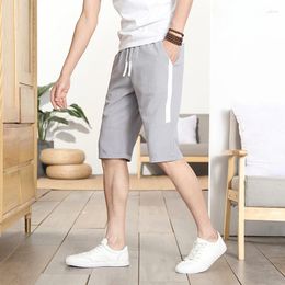 Men's Shorts Men 2023 Summer Korean Version Of The Trend Thin Cropped Pants Youth Loose Straight Breathable Casual