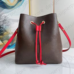 Designerbeutel Hochwertige Neonoe Mm Totenteilschneide Schleß -Umhängetaschen für Frauen Klassiker alte Blume Luxurys Handtaschen Einkaufsbeutel Frauen Handtasche Umhängetasche Handtasche