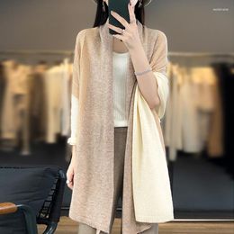 Scarves High End Fashion Product Beautiful Slave Wool Shawl For Women Autumn And Winter Knitted Long Women's Scarf