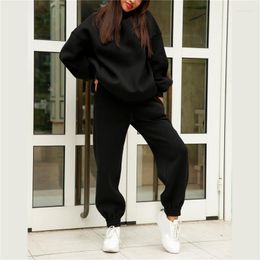 Gym Clothing 2 Piece Outfits Oversized Hoodies Pants Casual Sport Suit Spring Two Set Woman Autumn Women's Tracksuit Female Clothes