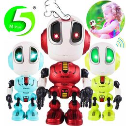 ElectricRC Animals Recording Talking Robot toy for Kids Children Toys Educational Robots LED Lights Alloy Gifts girls boys birthday 230812