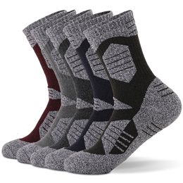 Sports Socks 2 PairsLot Winter Thermal Skiing Men Outdoor Snowboard Comfortable Cycling Hiking EU3947 230814