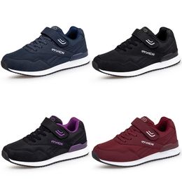 2023 non-slip running shoes elderly men woman black purple red blue trainers outdoor sports sneakers