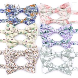 Bow Ties Fashion 22 Styles Floral Parent-Child Bowtie Sets Cotton Men Kids Pet Butterfly Party Dinner Wedding Tie Gift Accessory