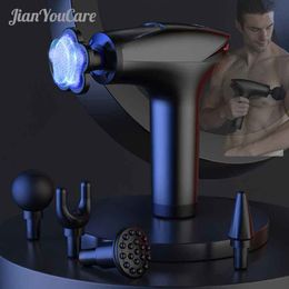 Full Body Massager JianYouCare Icy Cold Compress Massage Gun Electric Percussion Pistol Massager Portable Deep Tissue Muscle Relax Body Relaxation 230814