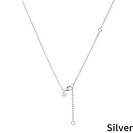 S925 Sterling Silver Adjustable Temperament Item Women's Silver Chain Naked Chain Collar Chain Daily Accessories for Girlfriends