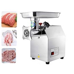 Electric Meat Grinder Commercial Sausage Stuffer 850W Capacity 120kg / h Heavy Duty Stainless Steel Meat Chopper 110V 220V