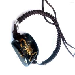 Charm Bracelets 15 Pcs Scorpion Bracelet Jewellery For Women Female Accessories Ym Mixed Rope Colour